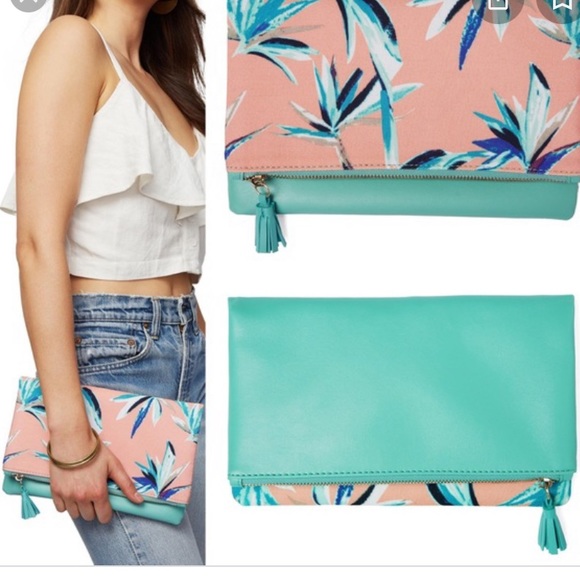 Brand New Rachel Pally Foldover Clutch - Picture 2 of 10